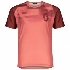 Scott Trail 20 Junior Kinder Fahrrad Trikot Kurz Coral Rot 2021