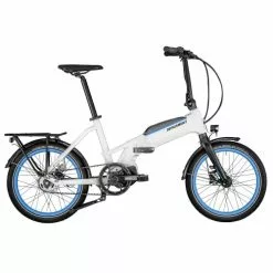 Bergamont Paul-E EQ Expert 20'' Compact Pedelec E-Bike Fahrrad Weiß/blau 2022