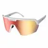 Scott Sport Shield Wechselscheiben Fahrrad Brille Matt Weiß/rot Chrome -Fahrräder Verkäufe 2811880196192