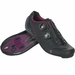 Scott Road RC Damen Rennrad Fahrrad Schuhe Schwarz/lila 2021