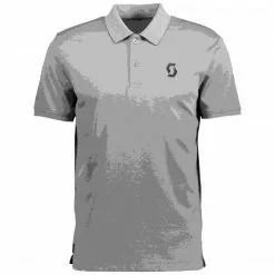 Scott Factory Wear Polo Shirt Kurz Grau Melange 2023