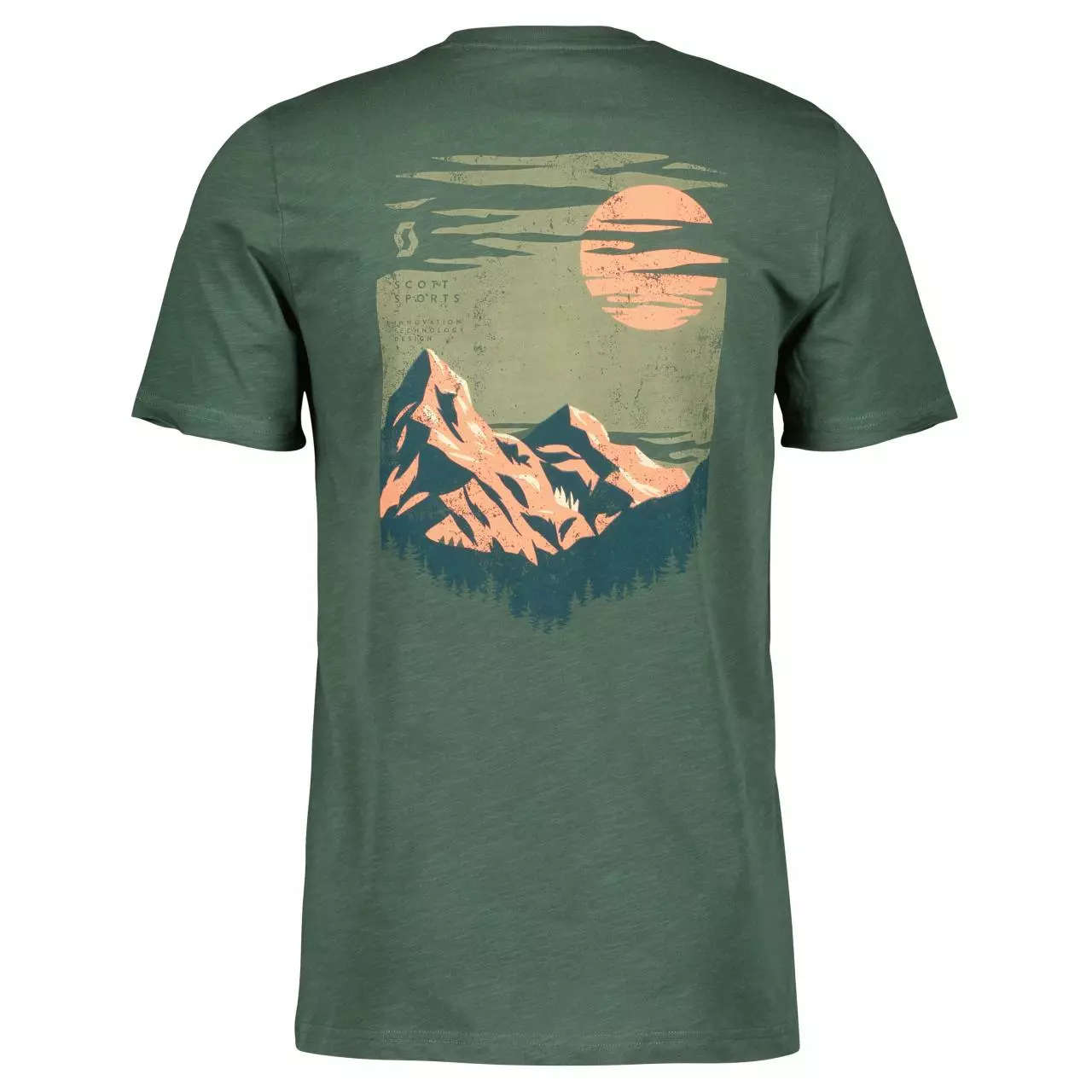 Scott Graphic Slub Freizeit T-Shirt Grün 2022 4 Scott Graphic Slub Freizeit T-Shirt Grün 2022 – Bild 2