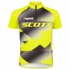Scott RC Pro Junior Kinder Fahrrad Trikot Kurz Schwarz/gelb 2022