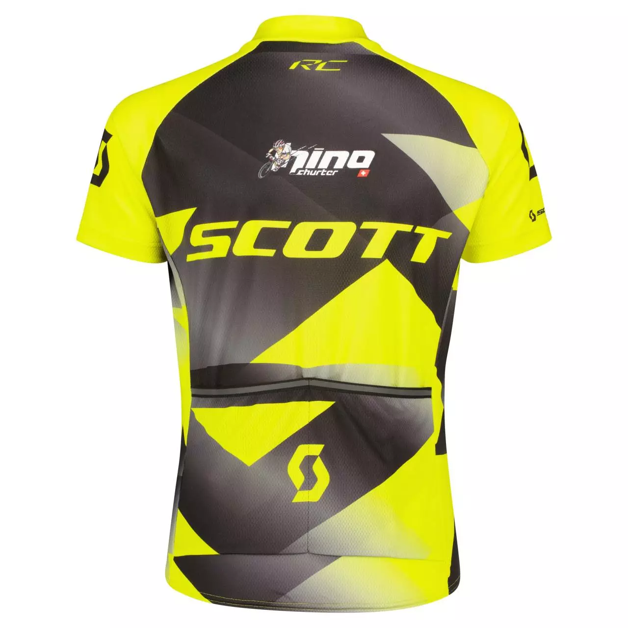 Scott RC Pro Junior Kinder Fahrrad Trikot Kurz Schwarz/gelb 2022 4 Scott RC Pro Junior Kinder Fahrrad Trikot Kurz Schwarz/gelb 2022 – Bild 2