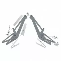 Syncros Genius Carbon Rahmenschutzfolien Set Glänzend Klar