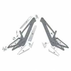 Syncros Lumen ERide Carbon Rahmenschutzfolien Set Glänzend Klar