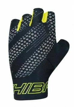 Chiba Ergo Fahrrad Handschuhe Kurz Schwarz/gelb 2023