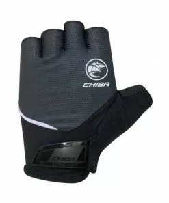 Chiba Sport Fahrrad Handschuhe Kurz Grau/schwarz 2023