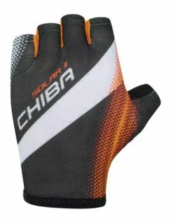 Chiba Solar II Fahrrad Handschuhe Kurz Schwarz/orange 2022
