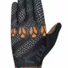 Chiba Trinity Youth Kinder Fahrrad Handschuhe Lang Schwarz/orange 2023