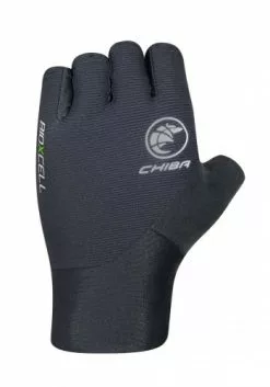 Chiba BioXCell Classic Fahrrad Handschuhe Kurz Schwarz 2022