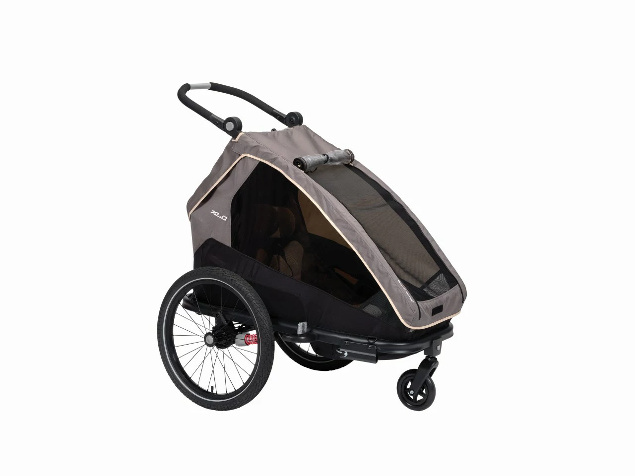 XLC MonoS 20'' Kinder Fahrrad Anhänger Grau/anthrazit 5 XLC MonoS 20'' Kinder Fahrrad Anhänger Grau/anthrazit – Bild 3