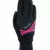 Roeckl Wilora Damen Winter Fahrrad Handschuhe Schwarz/pink 2022 -Fahrräder Verkäufe 3102 516 035Wilora