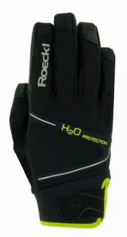 Roeckl Rhone Winter Fahrrad Handschuhe Schwarz/gelb 2022