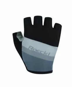 Roeckl Ticino Kinder Fahrrad Handschuhe Kurz Schwarz/grau 2022