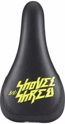 Reverse Nico Vink Shovel & Shred MTB FR Downhill Fahrrad Sattel Schwarz/gelb