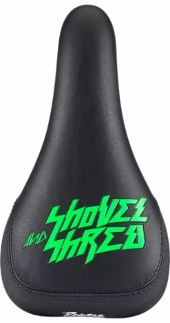 Reverse Nico Vink Shovel & Shred MTB FR Downhill Fahrrad Sattel Schwarz/grün