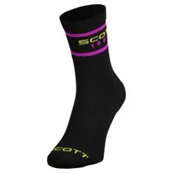 Scott Retro Casual Crew Fahrrad Socken Schwarz 2023