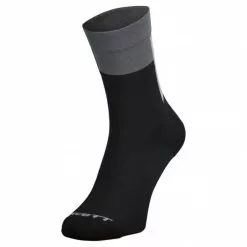 Scott Block Stripe Crew Fahrrad Socken Schwarz/grau 2023