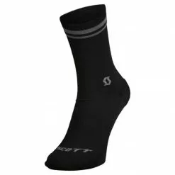 Scott Merino Crew Fahrrad Socken Schwarz 2023