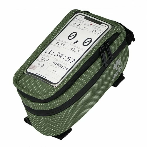 NC-17 Connect Smartphone Tasche XL Für Oberrohr Grün 3 NC-17 Connect Smartphone Tasche XL Für Oberrohr Grün