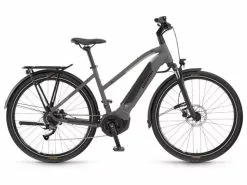 Winora Yucatan 8 Damen Pedelec E-Bike Trekking Fahrrad Grau 2021