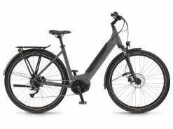 Winora Yucatan 8 Unisex Pedelec E-Bike Trekking Fahrrad Grau 2021