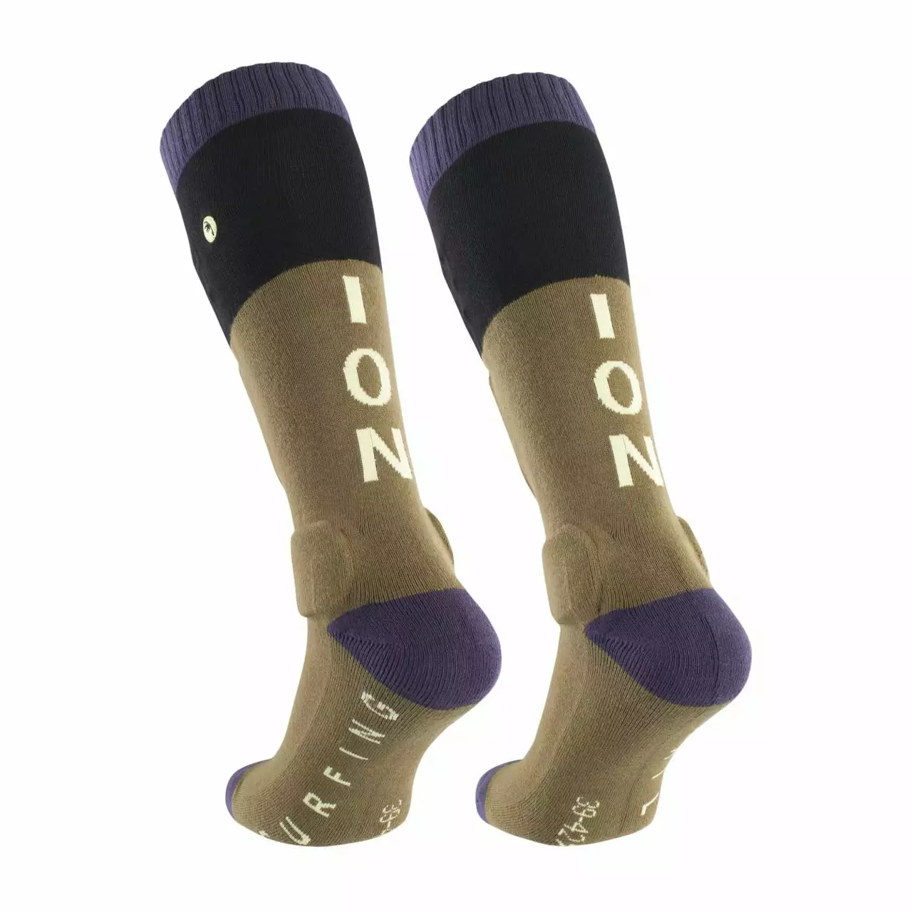 Ion BD-Sock Fahrrad Schienbein Protektorensocken Mud Grün/lila 2023 4 Ion BD-Sock Fahrrad Schienbein Protektorensocken Mud Grün/lila 2023 – Bild 2
