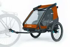 Cube Double Cmpt X Actionteam Kinder Fahrrad Anhänger Orange -Fahrräder Verkäufe 5