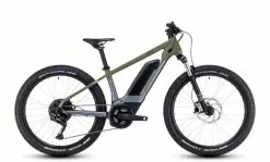 Cube Acid 240 Hybrid Rookie SLX 400 Trailmotion 24'' Kinder Pedelec E-Bike Fahrrad Grau/grün 2023