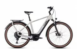 Cube Touring Hybrid Pro 625 Pedelec E-Bike Trekking Fahrrad Silberfarben 2023