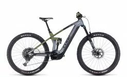 Cube Stereo Hybrid 140 HPC TM 750 27.5'' / 29'' Carbon Pedelec E-Bike MTB Fahrrad Grau/grün 2023