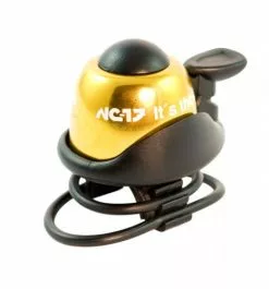 NC-17 Safety Bell Fahrrad Klingel Goldfarben