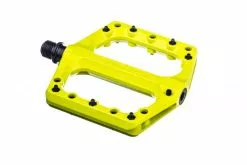 Sixpack Menace 3.0 Alu Flat Fahrrad Pedal Neon Gelb