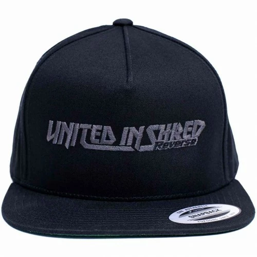 Reverse United In Shred Snapback Cap / Mütze Schwarz/grau 3 Reverse United In Shred Snapback Cap / Mütze Schwarz/grau