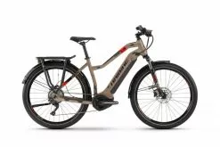 Haibike Sduro Trekking 4.0 Damen Pedelec E-Bike Fahrrad Sandfarben/rot 2020