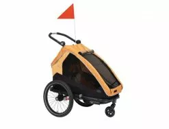 XLC MonoS 20'' Kinder Fahrrad Anhänger Orange/anthrazit