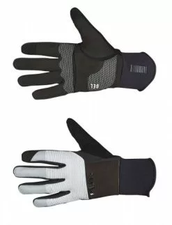 Northwave Power 3 Gel Fahrrad Handschuhe Lang Schwarz/reflective 2021
