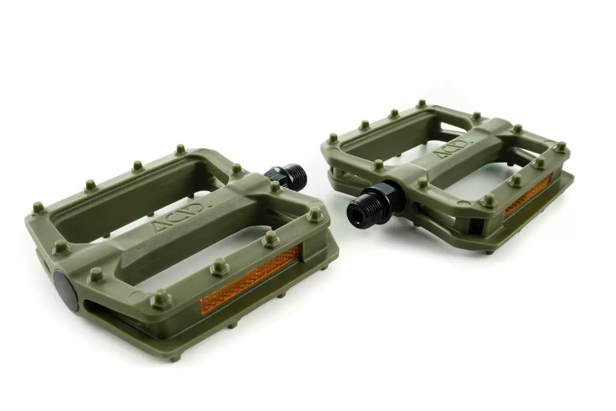 Acid Flat C3-ZP Fahrrad Pedale Olive Grün 4 Acid Flat C3-ZP Fahrrad Pedale Olive Grün – Bild 2