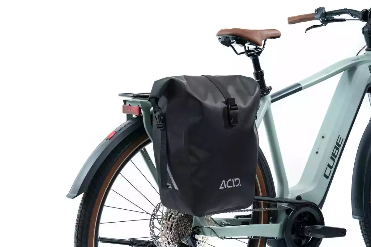 Acid Travlr Pure 15 Fahrrad Gepäckträgertasche Schwarz 7 Acid Travlr Pure 15 Fahrrad Gepäckträgertasche Schwarz – Bild 5