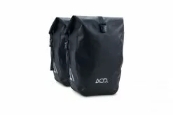 Acid Travlr Pure 20/2 Fahrrad Gepäckträgertasche Set Schwarz