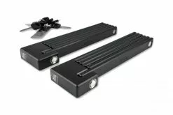 Acid Rigid 100 Pure Twin Pack 2er Pack Fahrrad Faltschloss Schwarz