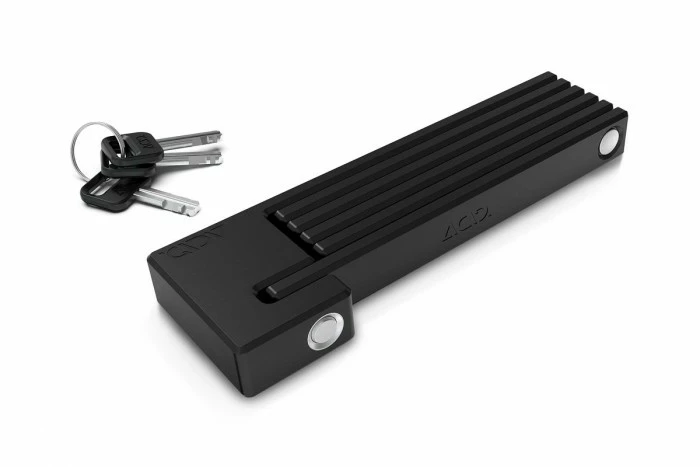 Acid Rigid 80 Pure Fahrrad Faltschloss Schwarz 3 Acid Rigid 80 Pure Fahrrad Faltschloss Schwarz