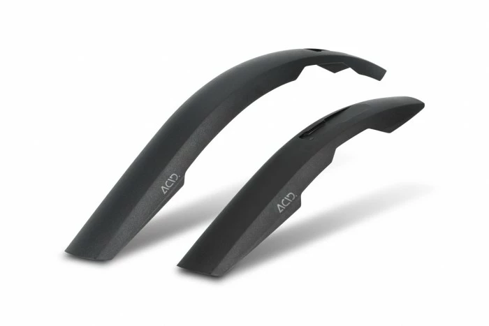 Acid Mud Rookie 18'' / 20'' Kinder Fahrrad Schutzblechset Schwarz 3 Acid Mud Rookie 18'' / 20'' Kinder Fahrrad Schutzblechset Schwarz