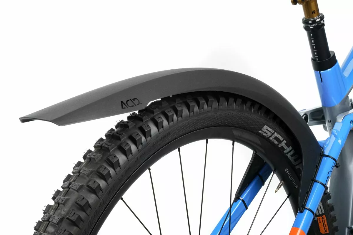 Acid Mud Blocker Long Fahrrad Schutzblech Hinten Schwarz 4 Acid Mud Blocker Long Fahrrad Schutzblech Hinten Schwarz – Bild 2