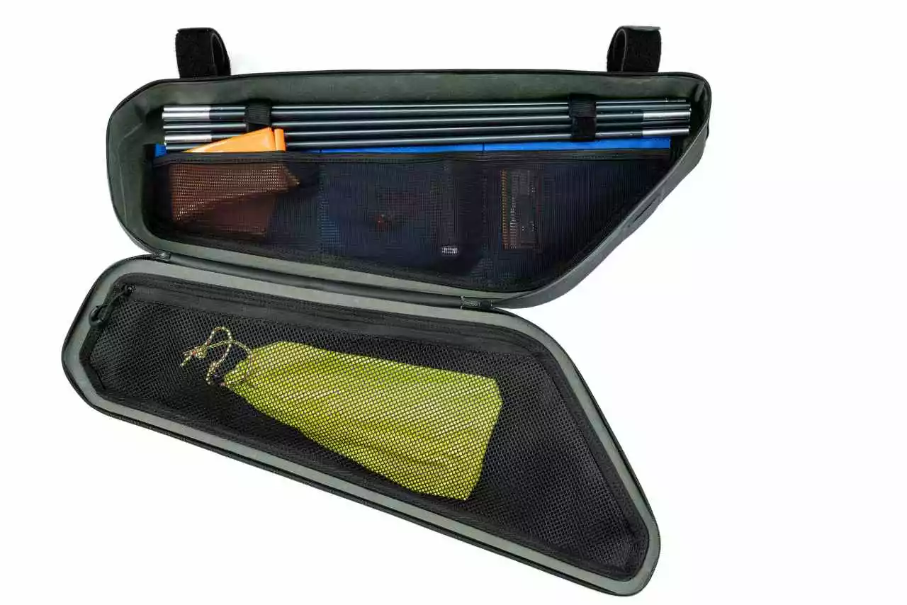 Acid Pack Pro 4 Bikepacker Fahrrad Rahmentasche Grün 5 Acid Pack Pro 4 Bikepacker Fahrrad Rahmentasche Grün – Bild 3