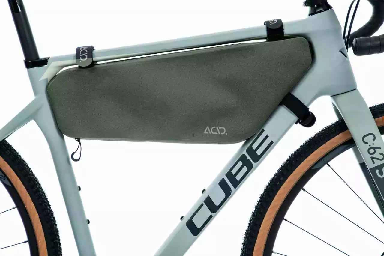 Acid Pack Pro 4 Bikepacker Fahrrad Rahmentasche Grün 4 Acid Pack Pro 4 Bikepacker Fahrrad Rahmentasche Grün – Bild 2