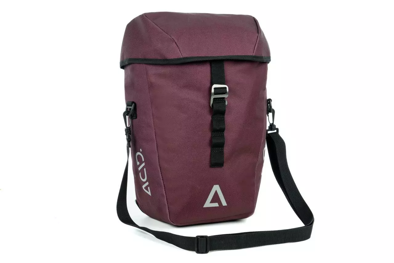 Acid City 15 SMLink Fahrrad Gepäckträger Seitentasche Rot 6 Acid City 15 SMLink Fahrrad Gepäckträger Seitentasche Rot – Bild 4