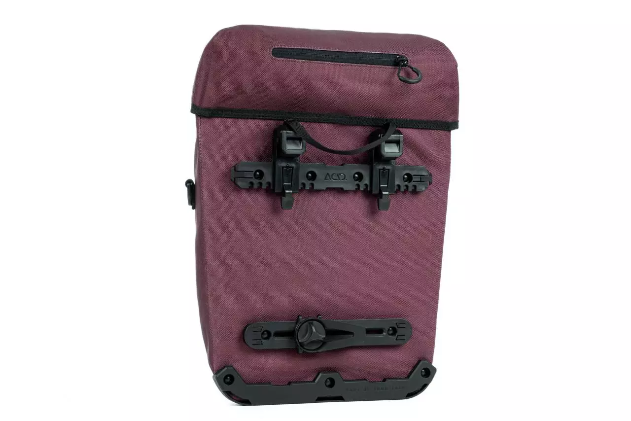 Acid City 15 SMLink Fahrrad Gepäckträger Seitentasche Rot 5 Acid City 15 SMLink Fahrrad Gepäckträger Seitentasche Rot – Bild 3