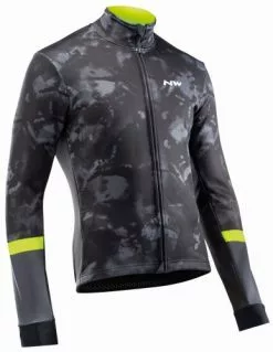 Northwave Blade Fahrrad Winterjacke Camo Schwarz 2021